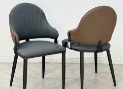 Ghế tiếp khách nệm da lưng cao CN16012-P tại HCM