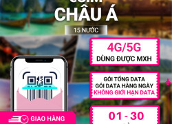 eSIM du lịch Châu Á 15 nước