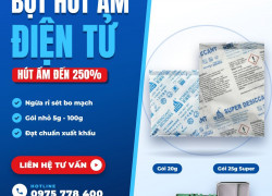 Linh Kiện Điện Tử Xuất Khẩu Cần Bao Nhiêu Bột Hút Ẩm?