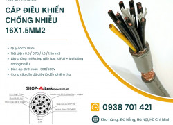 Cáp điều khiển chống nhiễu 16x1.5mm² Altek Kabel SH-11516 – Cáp điều khiển 16 lõi có lưới chống nhiễu