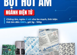 Bảo Quản Hàng Điện Tử Trong Kho Bằng Bột Hút Ẩm