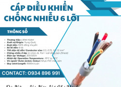 Dây Tín Hiệu Chỗng Nhiễu 6 Lõi Có Sẵn Thanh Hóa, Nghệ An, Hà Tĩnh
