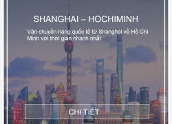 Giá cước vận chuyển hàng từ Shanghai, China về Việt Nam