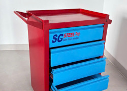 [Giá Tại Xưởng] Xe Đẩy Dụng Cụ CKSG-8403 Sơn Tĩnh Điện Chịu Tải Tốt, Nhận Làm Theo Kích Thước