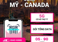 eSIM Du Lịch Mỹ và Canada