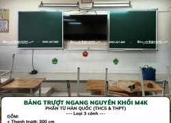 BẢNG TRƯỢT NGANG 3 CÁNH – KT: 120X450 CM (M4K) TẠI TP.HCM