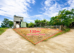 Lô góc 2 mặt đường tại Đại Hiệp, diện tích 130m², ngang 7m nở hậu hơn 8m, giá chỉ 850 triệu