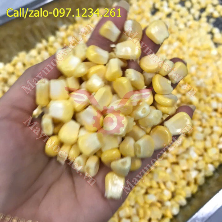 Máy tuốt (tách) hạt ngô (bắp) tươi tự động VM268
