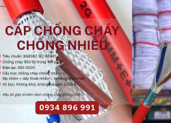 Cáp Chống Cháy Chống Nhiễu 2x0.75 / 1.0 / 1.5 / 2.5mm² – Phân Phối Quảng Bình, Quảng Ngãi, Quảng Nam