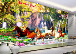 Tranh gạch 3d mã đáo thành công - CBN5