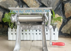 MÁY CÁN ÉP KHÔ MỰC TẤN PHÁT - máy cán làm mềm khô mực nướng