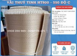 Vải thuỷ tinh HT800 - 550 độ, dùng che chắn tia hàn xì