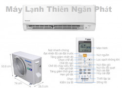Máy lạnh treo tường Panasonic 1 chiều Inverter 9000 BTU CU/CS-RU9CKH-8D