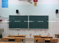 BẢNG TRƯỢT NGANG 2 CÁNH TIỂU HỌC – KT: 120X540 CM (M2KO) TP.HCM