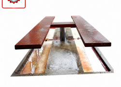 Cầu Nâng 1 Trụ Rửa Xe Ấn Độ Lắp Âm Nền Chữ H - TMTC