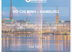 Giá Cước Vận Chuyển Hàng Hóa Từ Việt Nam Đi Hamburg, Đức (Germany)