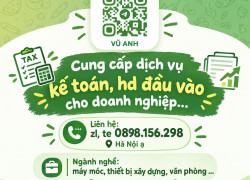 Cung cấp dịch vụ đầu vào cho kế toán doanh nghiệp ạ
