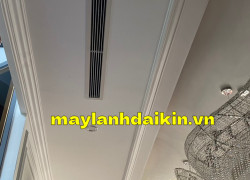 Lắp đặt Máy lạnh âm trần nối ống gió Daikin 2.0hp tại Long An