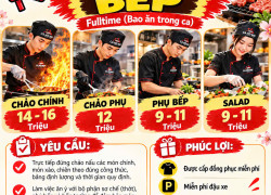 CÁ HỒI BAY TUYỂN DỤNG NHÂN VIÊN Q. GÒ VẤP