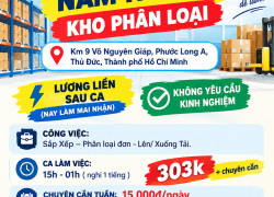 [LÀM NGAY, KO CẦN KN] NAM NHÂN VIÊN KHO THỦ ĐỨC