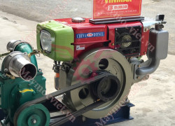 Máy hút bùn 2 họng D10 mát gió đề điện phi 76 Turbo TB1076
