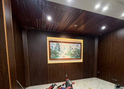 Ốp tường tấm than tre cao cấp