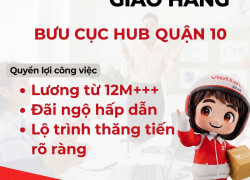 Tuyển Nhân viên giao hàng bưu cục Hub Q10