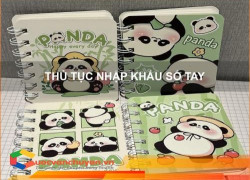Thủ Tục Nhập Khẩu Sổ Tay