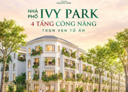 Ưu đãi 40% HĐMB- sở hữu nhà 4 tầng chỉ 4 tỷ tại Vinhomes Saigon Park. Mua trực tiếp từ CDT Vinhomes