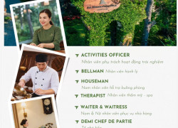 TUYỂN NHÂN VIÊN LÀM RESORT & SPA