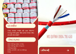 Cáp chống cháy chống nhiễu Altek Kabel 950 độ 180 phút BS6387