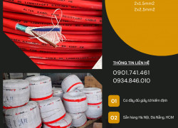 Dây cáp 2x1.0 chống cháy chống nhiễu Altek kabel sẵn Đà Nẵng