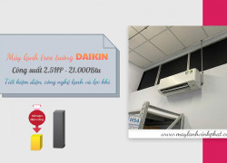 Điều hòa treo tường DAIKIN 2.5HP Inverter duy trì hiệu suất tiết kiệm năng lượng với CSPF cao