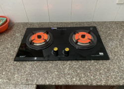 Bếp Gas Hồng Ngoại Kaff KF-608I – 2 Vùng Nấu, Mặt Kính Dày 8mm, Tích Hợp Ngắt Gas Tự Động!