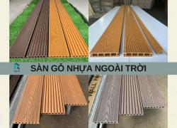 Tổng kho sàn gỗ nhựa ngoài trời lỗ tròn chính hãng, giá rẻ