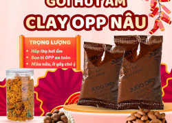 Gói hút ẩm Clay OPP dùng cho hạt dinh dưỡng đóng gói