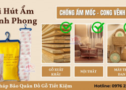 Giải pháp hút ẩm cho xưởng gỗ và doanh nghiệp nội thất