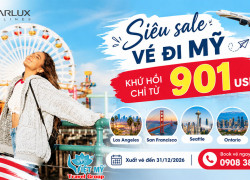 Săn vé STARLUX Airlines đi Mỹ giá tốt - khứ hồi từ 901 USD