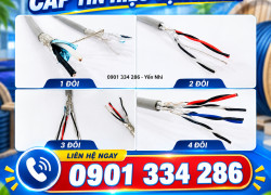 Cáp Tín Hiệu Vặn Xoắn 1 Lớp Chống Nhiễu 1 Pair 20 AWG, 2 Pair 20 AWG, 3 Pair 20 AWG, 4 Pair 20 AWG ALTEK KABEL