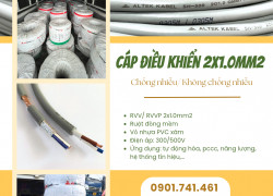 Cáp điều khiển 2x1.0mm2 Altek Kabel sẵn Đà Nẵng, Hà Nội, Sài Gòn