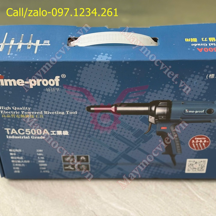 Súng rút rive chạy điện Time Proof TAC500A