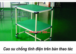 Thảm cao su chống tĩnh điện Bắc Ninh, Bắc Giang, ESD Rubber mat