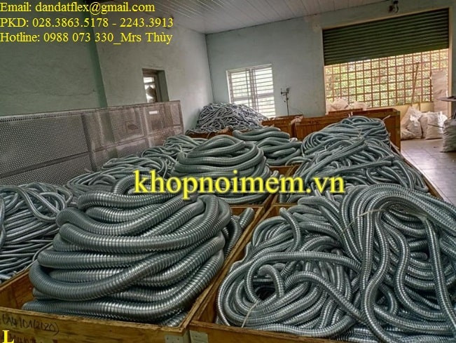 Bảng giá mới nhất về ống luồn dây điện bọc PVC, ống thép mềm bọc lưới inox 304, ống ruột gà pvc