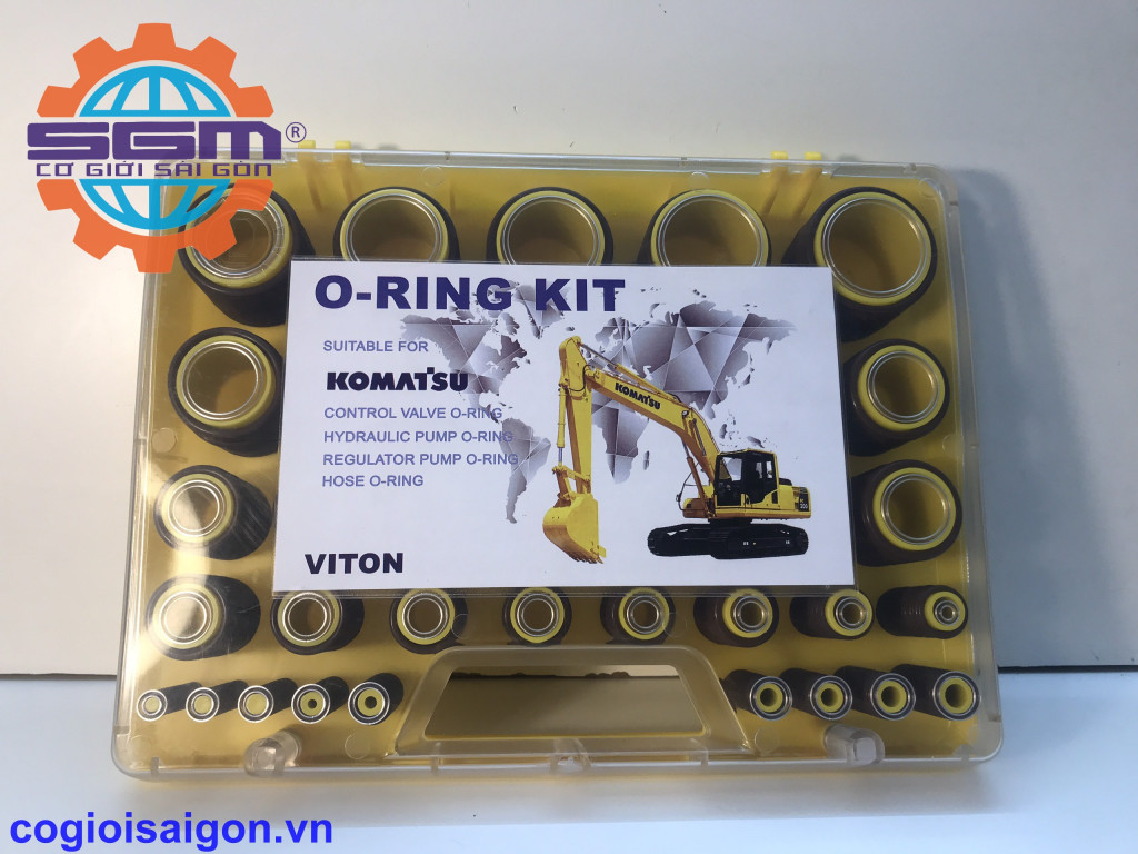 Sin hộp ( O-ring ) FKM VITON dùng cho xe đào  xe xúc lật xe ủi KOMATSU