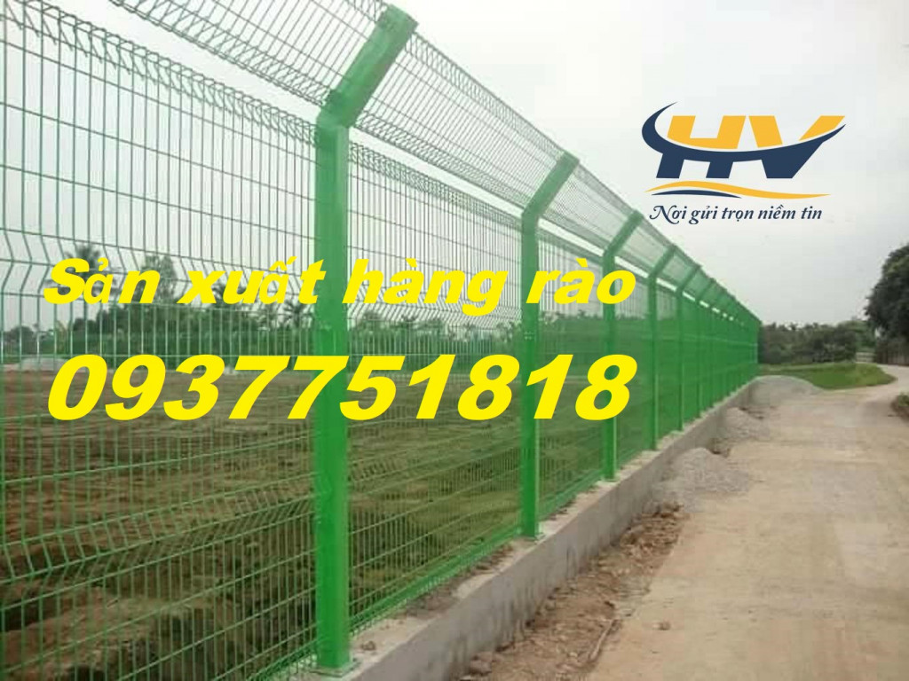 Hàng rào mạ kẽm, hàng rào lưới thép, lưới thép hàng rào bảo vệ