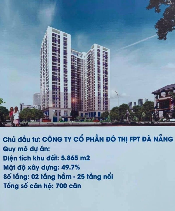 Bán căn hộ FPT Đà Nẵng plaza 2pn có nội thất