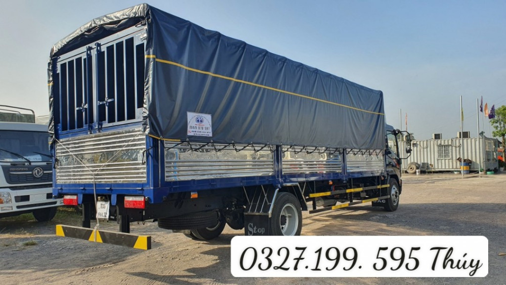 Jac N800 8 tấn thùng bạt 8t35 thùng dài 7m6 giao ngay KM 50% phí trước bạ