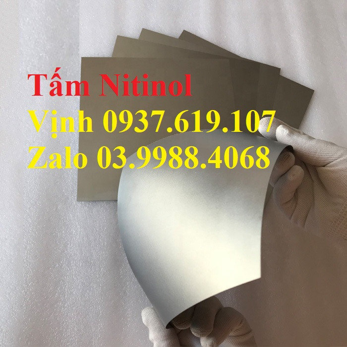 Tấm hợp kim nitinol dày 1mm