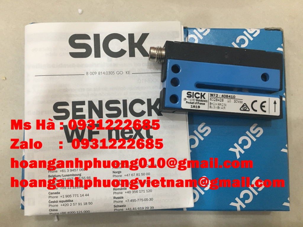 Sensor Sick WF2-40B410 giá cạnh tranh toàn quốc