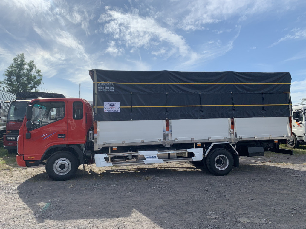 Xe tải Jac 6t6 thùng dài 6m2 - giá tốt - lãi suất ưu đãi